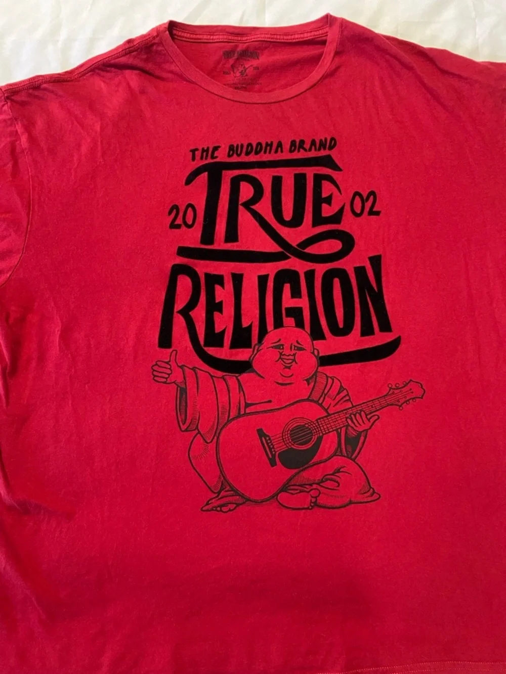 True Religion Red Graphic Crewneck T-Shirto XXL